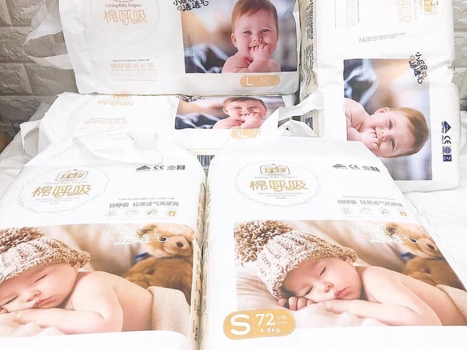 Bỉm quần YIYING hơi thở bông - nội địa trung size quần M60/quần L52/quần XL44/quần XXL40