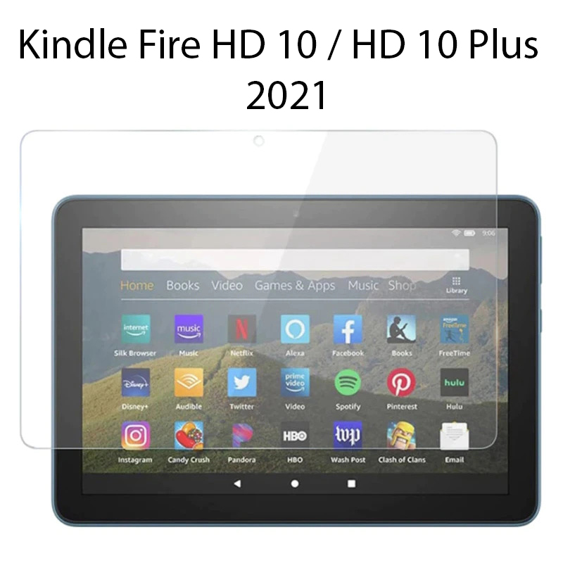 Miếng Dán Màn Hình Hydrogel Amazon Kindle Fire HD 10 / HD 10 Plus 2021 Dẻo TPU Trong Suốt Chống Trầy Siêu Mỏng