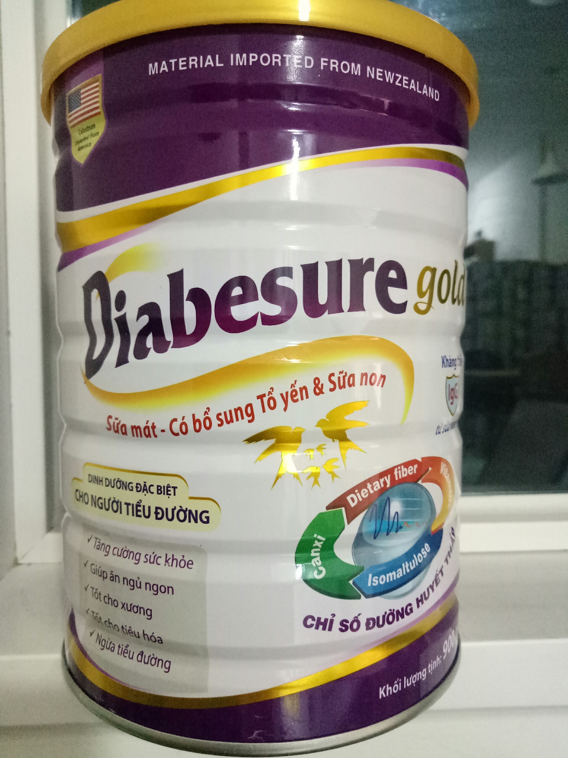Sữa Dành Cho Người Tiểu Đường Diabesure gold 900g - Sữa Dinh Dưỡng Cho Người Đái Tháo Đường - Tiểu Đường
