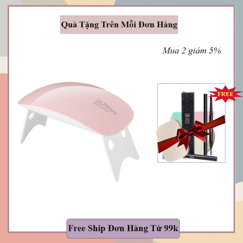 (FREE SHIP TOÀN QUỐC) Máy hơ gel mini tiện lợi có 2 màu trắng và hồng (BẢO HÀNH 1 ĐỔI 1) TẶNG QUÀ TRÊN MỖI ĐƠN HÀNG