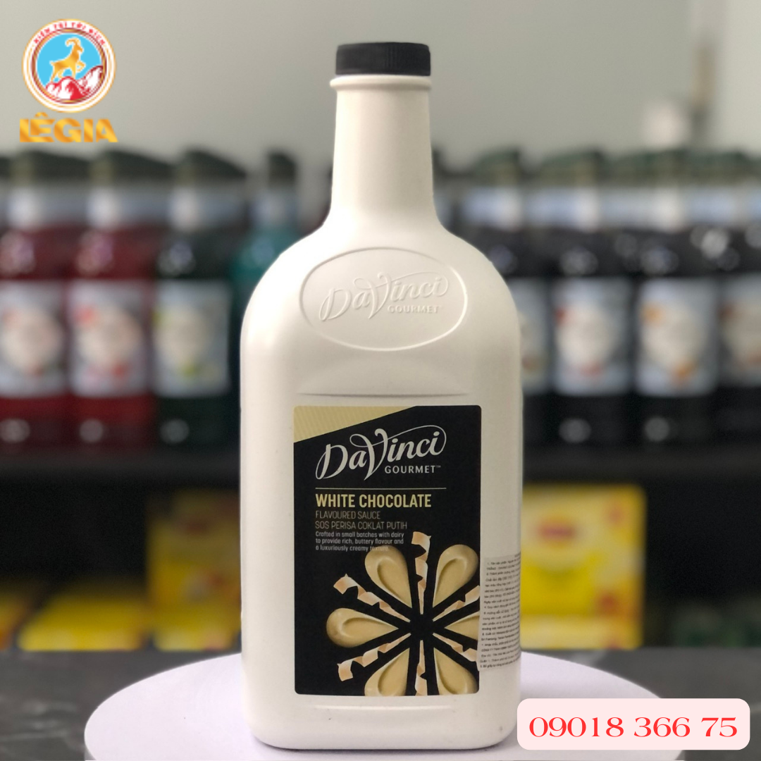 Sốt socola trắng davinci 2l - davinci white chocolate sauce