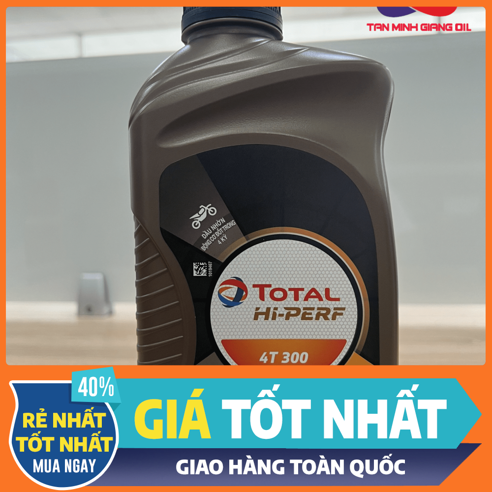 [HCM]Nhớt xe máy bôi trơn cho động cơ TOTAL HI PERF 4T 300 20W50