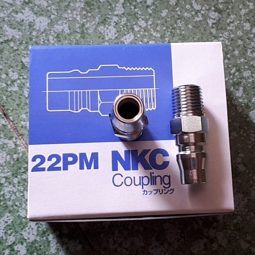 Đầu nối nhanh 1/2″ ren ngoài NKC  13mm/17mm/21mm/  NL-22PM/23PM/24PM/44PM/46PM/48PM  ,tooljapan.vn
