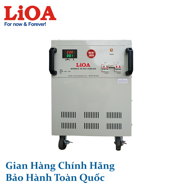 Ổn áp 1 pha lioa drii-15000 ii new2020