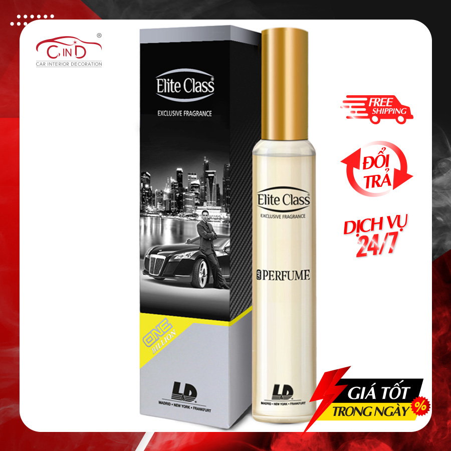 Nước hoa ô tô dạng xịt l&d elite class one billion