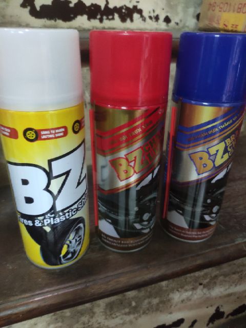 Combo 3 chai dưỡng sên + rửa sên + dưỡng bóng vỏ xe BZ