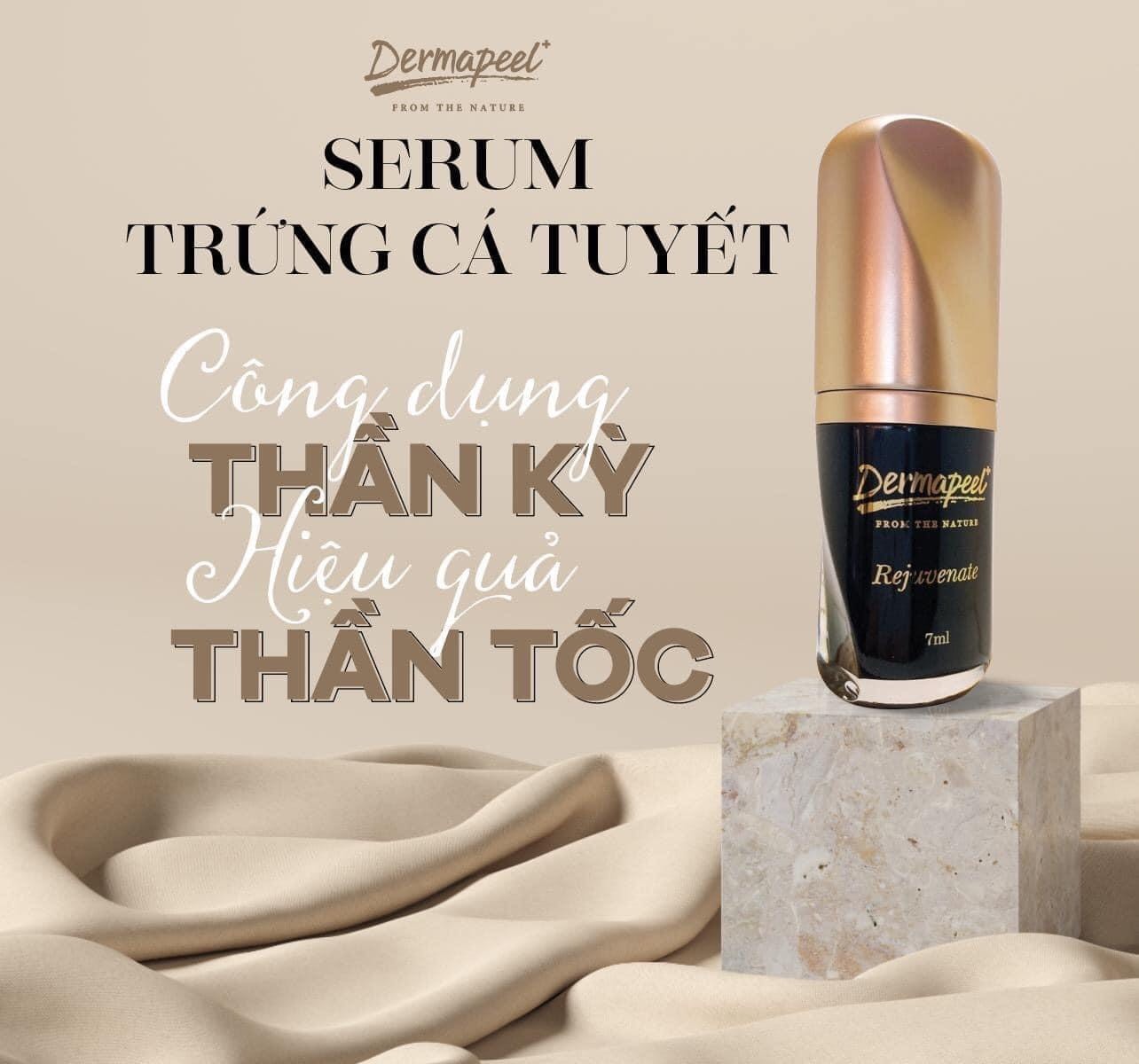 [5 Chai] SERUM TRỨNG CÁ TUYẾT Dermapeel - XÓA MỤN - Mờ THÂM MỤN - Se Khít LCL - DA CĂNG BÓNG - TRẮNG SÁNG SAU 14 NGÀY - NHẬP KHẨU 100% HÀN QUỐC