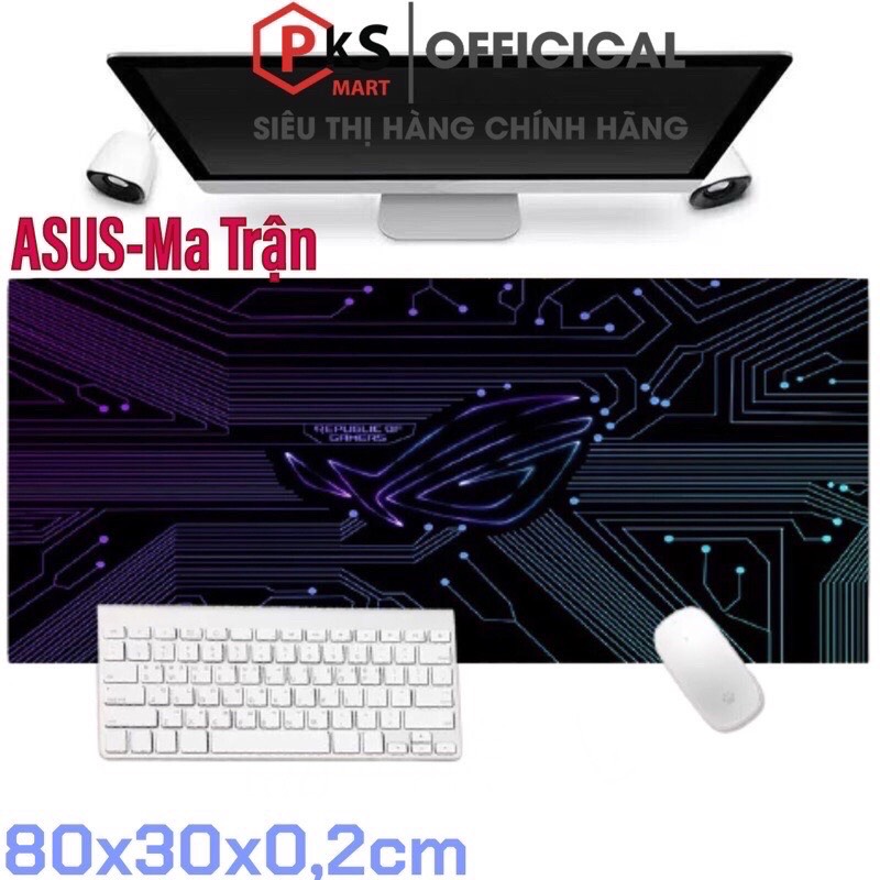 Lót chuột cỡ lớn, pad chuột 800 * 300 * 2mm in 3D đa dạng hình, may viền chắc chắn, được chọn hình - PKSMART - PHỤ KIỆN SỐ 9999