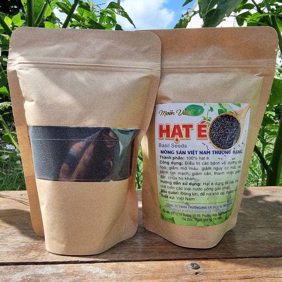 Hạt é sạch loại 1 túi 500g thương hiệu monview .