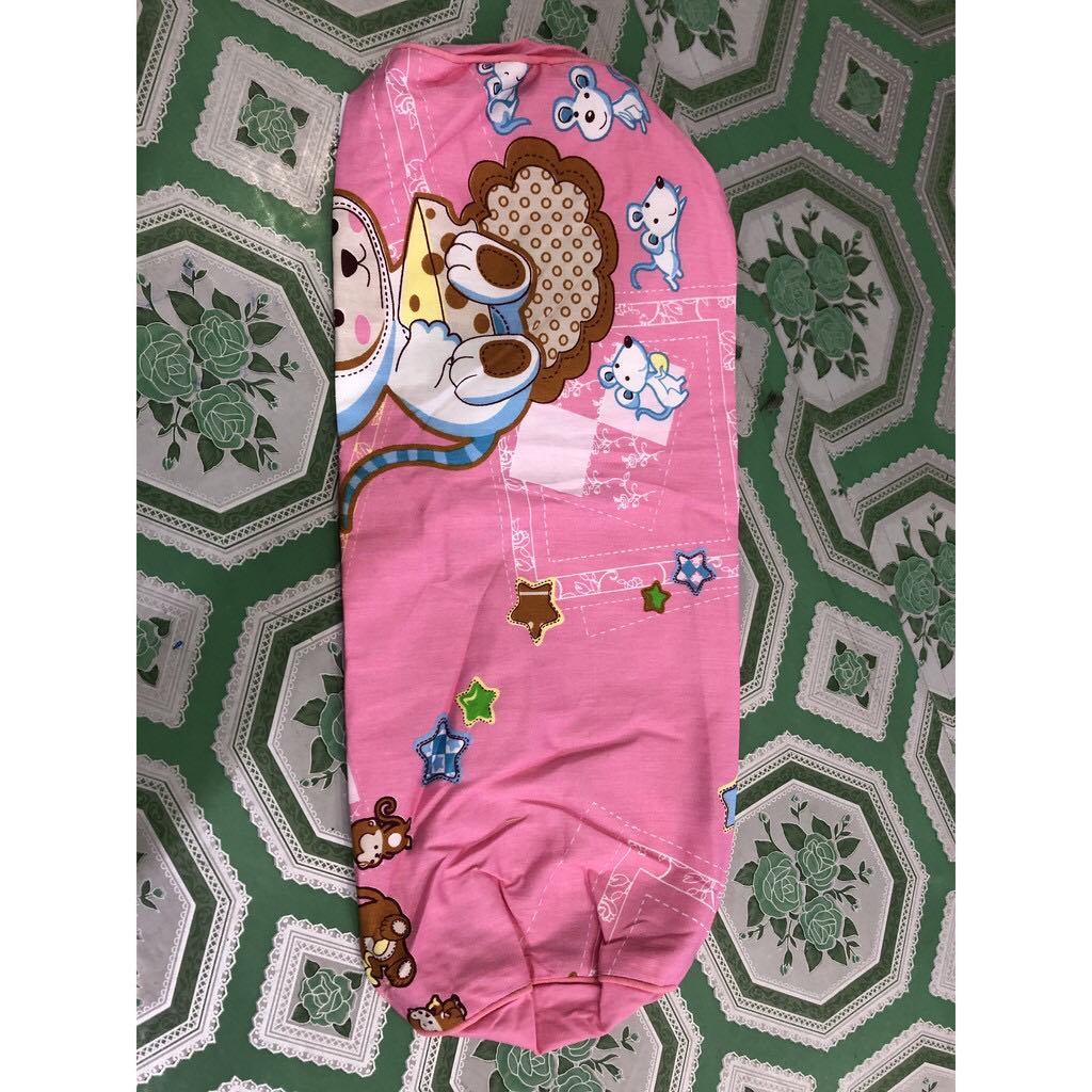 Vỏ gối ôm trẻ em, áo gối ôm trẻ em, bao gối ôm trẻ em size Lớn bịt 2 đầu Hometex