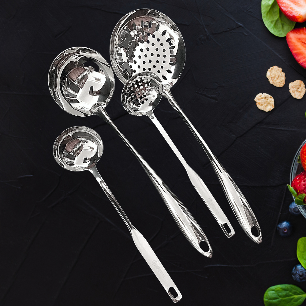 Muôi canh, lẩu inox 304 cao cấp malicook