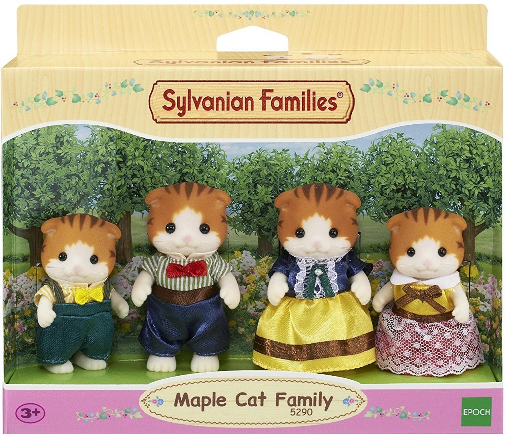 Gia Đình Mèo Maple Sylvanian Families 5290 Maple Cat Family