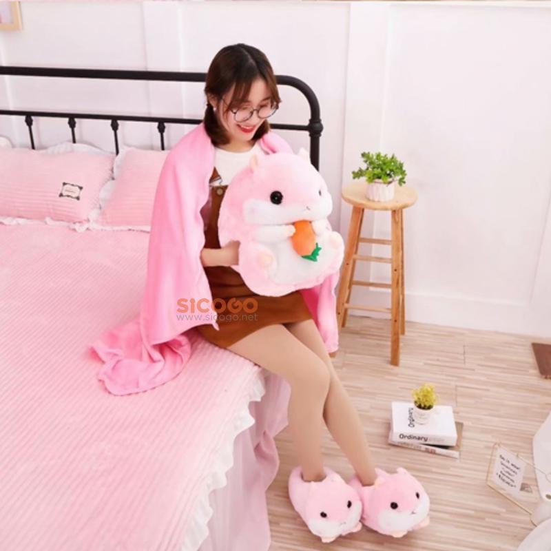 Thú bông có mền 3 trong 1 đa năng Sicogo