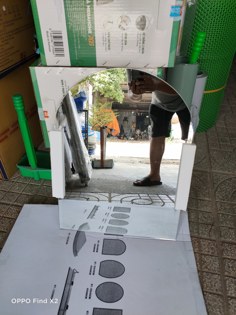 Gương soi phòng tắm - kiếng phòng tắm