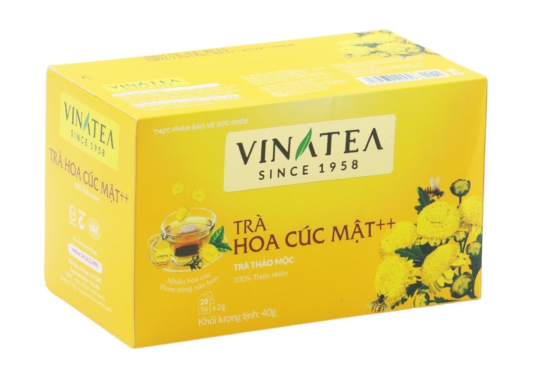 Trà vinatea hoa cúc mật ++ túi lọc 40g