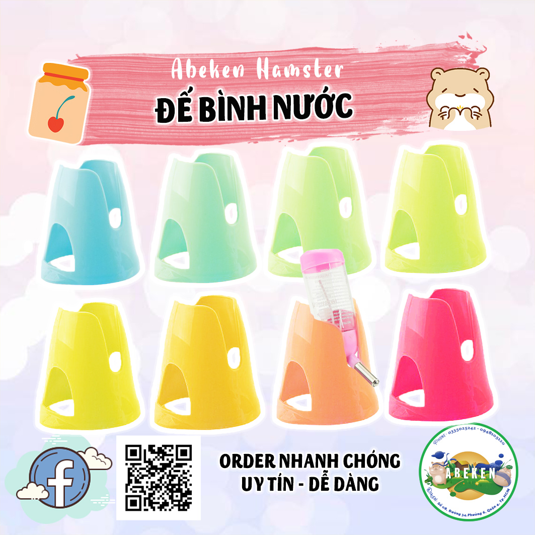 Đế bình nước dành cho Hamster/ Sóc/ Nhím