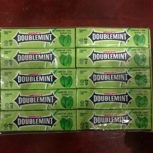 Combo 20 thanh Sing - gum Doublemint hương bạc hà