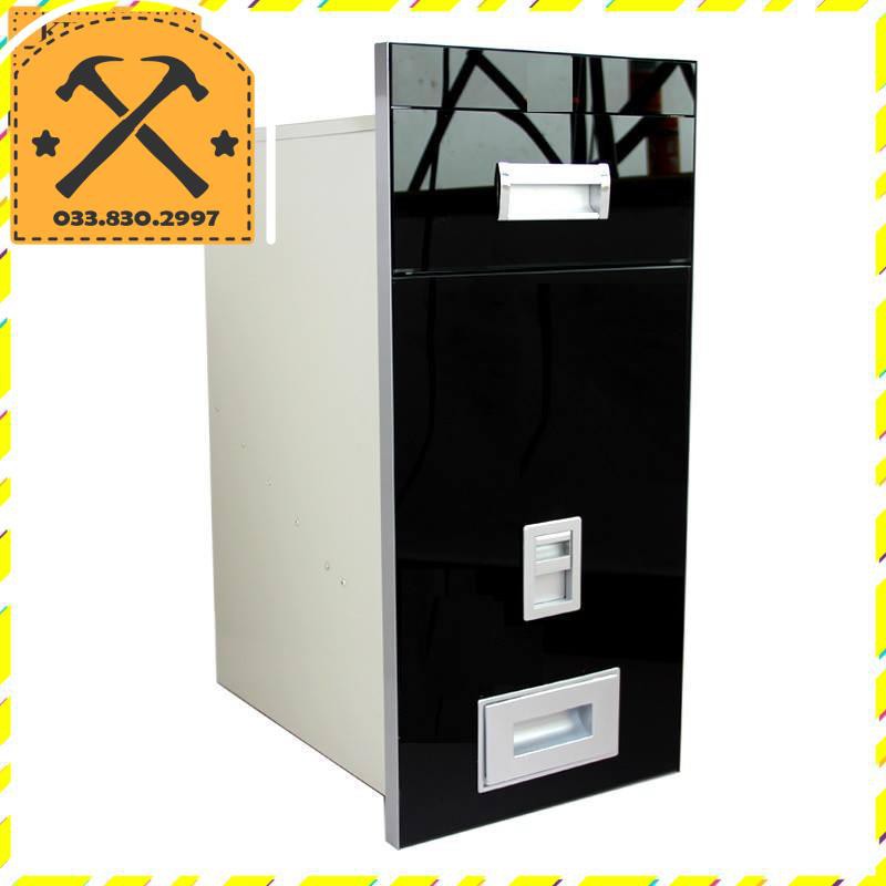 Thùng gạo mặt gương lắp tủ bếp cao cấp NÚT NHẤN MỚI NHẤT