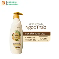 Sữa tắm dược liệu chăm sóc chuyên sâu - dưỡng ẩm trắng da Ngọc Thảo hương truyền thống 300ml -NT1-01
