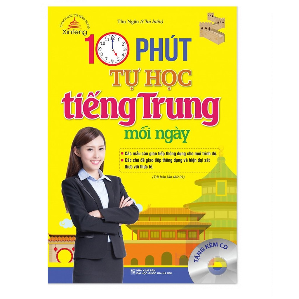 Sách - 10 phút tự học tiếng Trung mỗi ngày