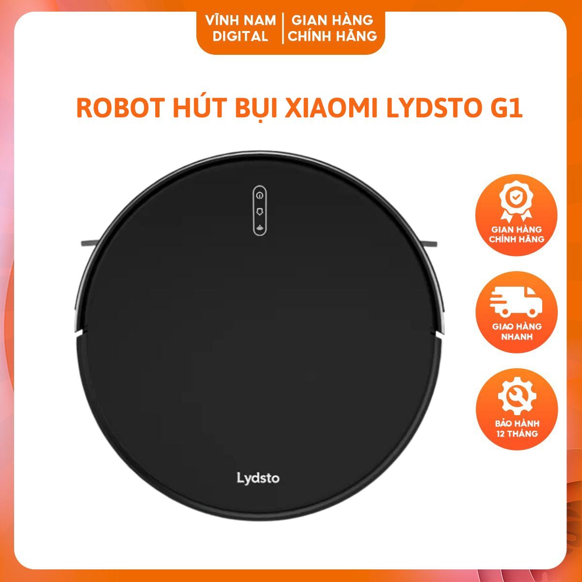 Xiaomi Lydsto G1 - Robot hút bụi lau nhà thông minh giá rẻ, lực hút 3300pa, phiên bản quốc tế - Bảo hành điện tử chính hãng.