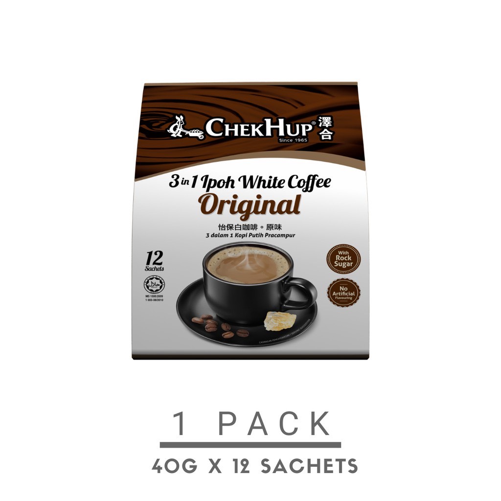 HCM - SALE 20% Cà Phê Trắng Chek Hup White Coffee 3 in 1 Original - Truyền