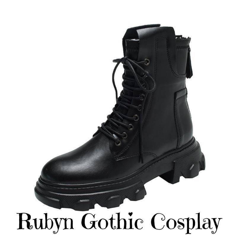 [Video] 🔥 Giày Boots chiến binh khoá kéo cool ngầu độc lạ mới ( dây kéo phía sau )
