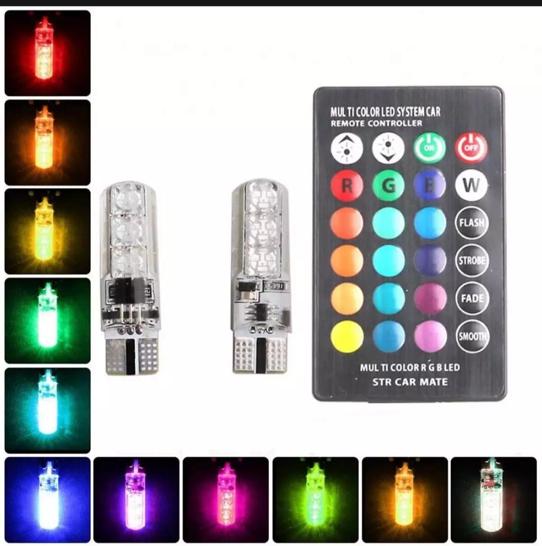 Bộ demi xi nhan Led đổi 12 màu có remote điều chỉnh