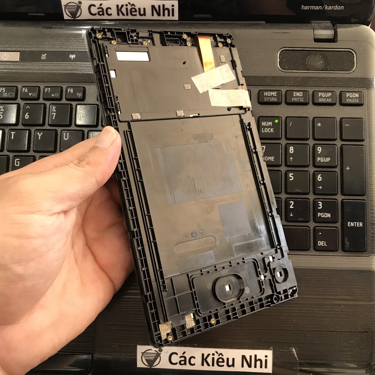 Itel IT1702 tab Màn hình cảm ứng bộ liền khung zin chính hãng black