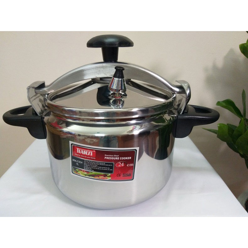 Nồi áp suất inox tianxi bm-cs24, dung tích 7 lít