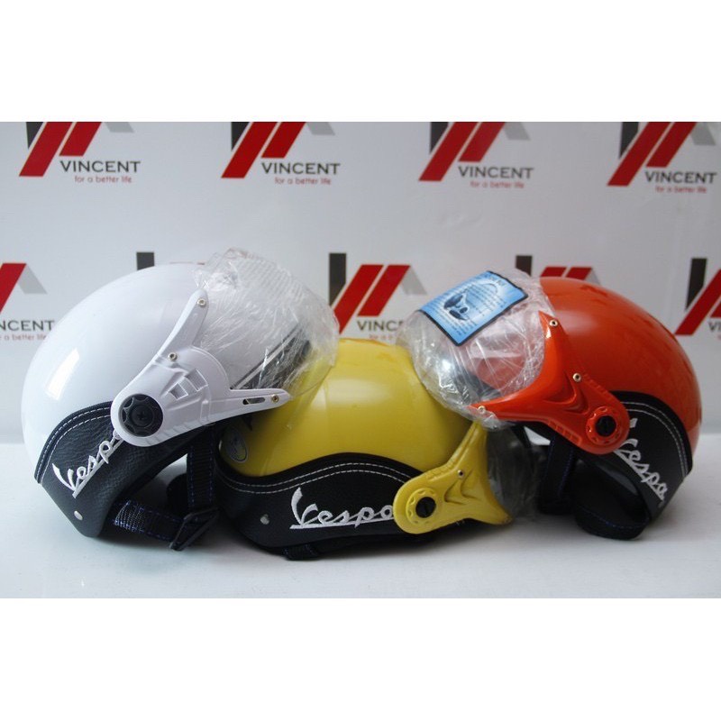 Mũ Bảo Hiểm Lưỡi Trai; Mũ Bảo Hiểm Có Kính Vespa Người Lớn,Trẻ Em