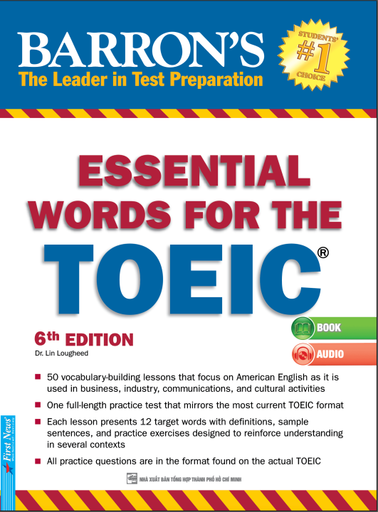 Sách - Barron's Essential Words For The TOEIC (6th Edition) - First News