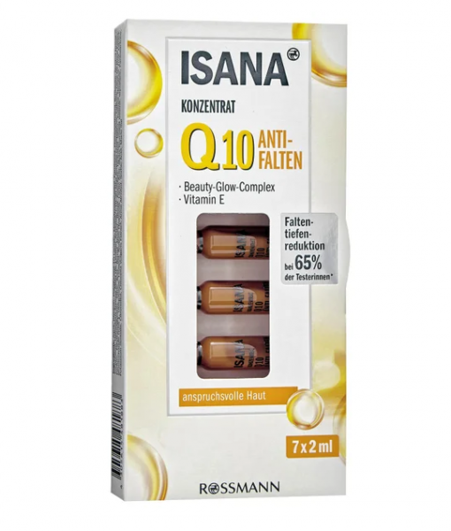 Tinh chất chống nhăn isana q10 7x2ml - đức