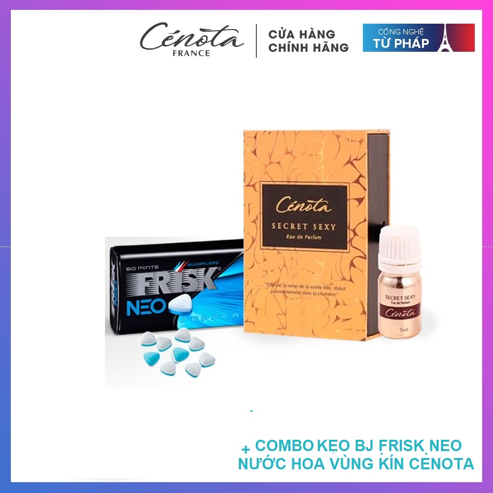 Combo Nước hoa vùng kín Cenota - Kẹo FriskNEO