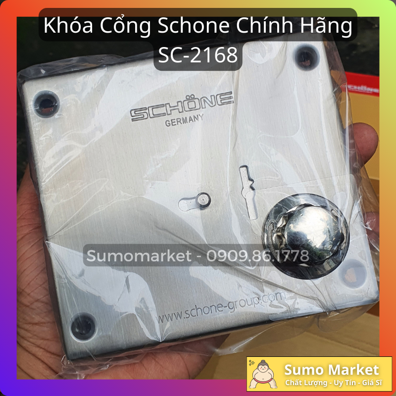 Khóa Cổng Schone SC-2168, Công Nghệ Đức, SX Đài Loan [Chính Hãng]