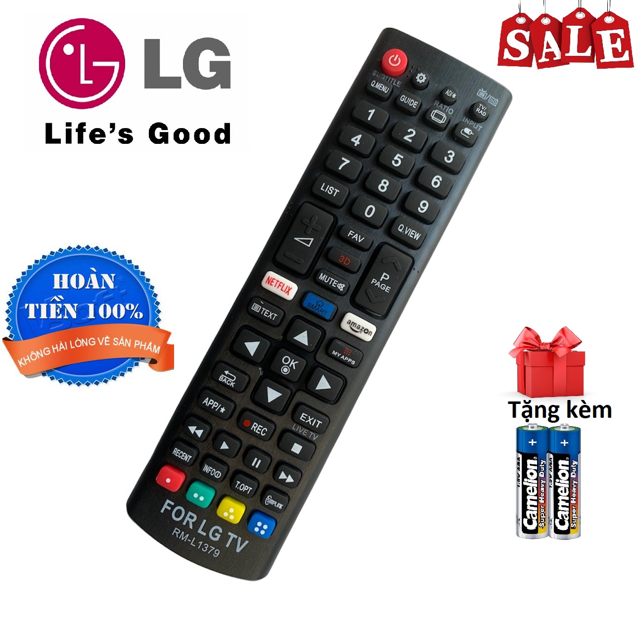Điều khiển tivi LG các dòng tv LG led/lcd/smart tv - Hàng mới