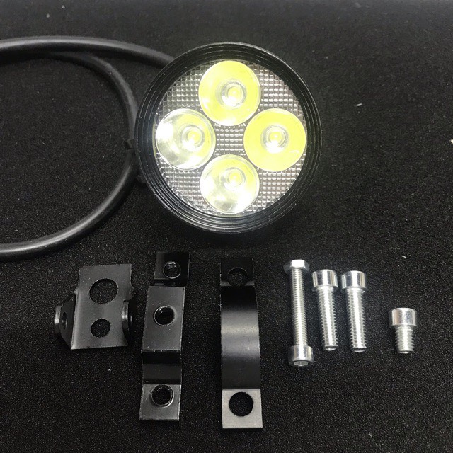 [HCM] Đèn trợ sáng , đèn pha led L4 ngắn siêu sáng 4 x 5W + Tặng công tắc - Bảo hành 6 tháng