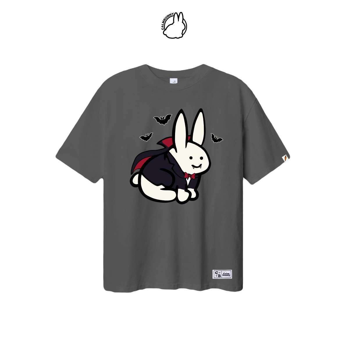 Áo thun calm bunny "dracula bunny"