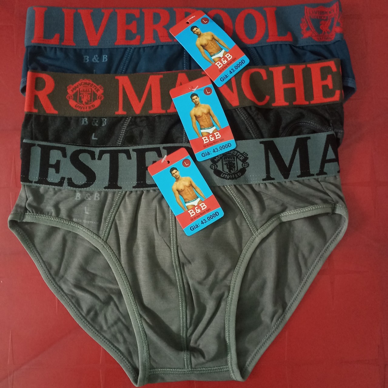 Combo 3 quần sịp, quần boxer nam thun lạnh cao cấp chiến thắng