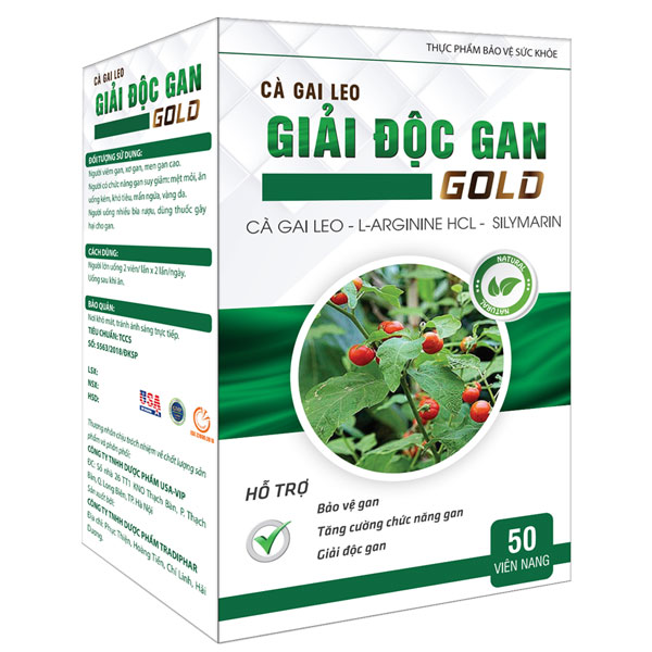 Cà Gai Leo Giải Độc Gan Gold - hỗ trợ giải độc gan