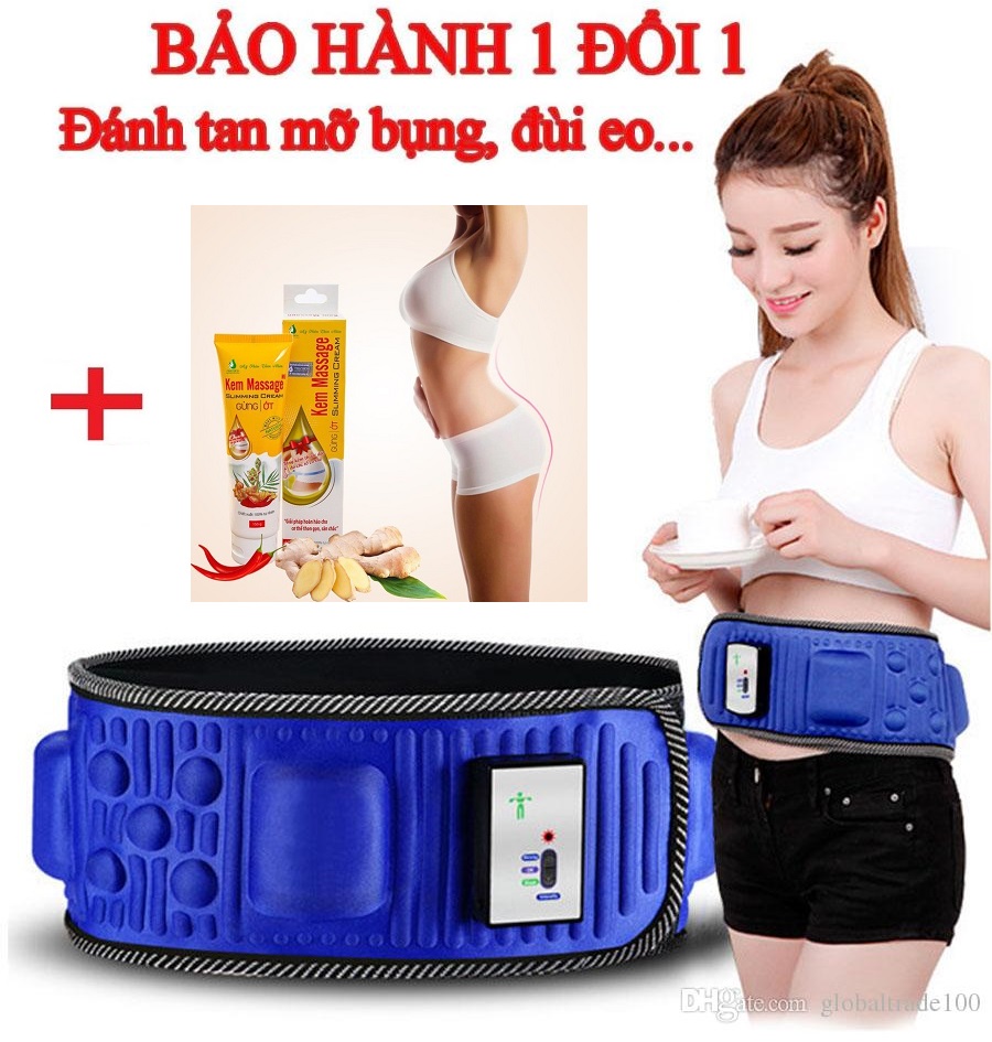 Máy USA Giảm Mỡ Bụng Tăng Cơ Hiệu Quả Đốt Cháy Mỡ Thừa SE Đai Massage Giảm Mỡ Bụng X5 Cao Cấp. Đai Massage Giảm Béo X5 Chính Hãng Hiệu Quả Hơn Gấp 5 Lần ( Tặng Kèm Kem Tan Mỡ Ngân Bình ), Đai Massage Bụng, Đai Massage Giảm Béo