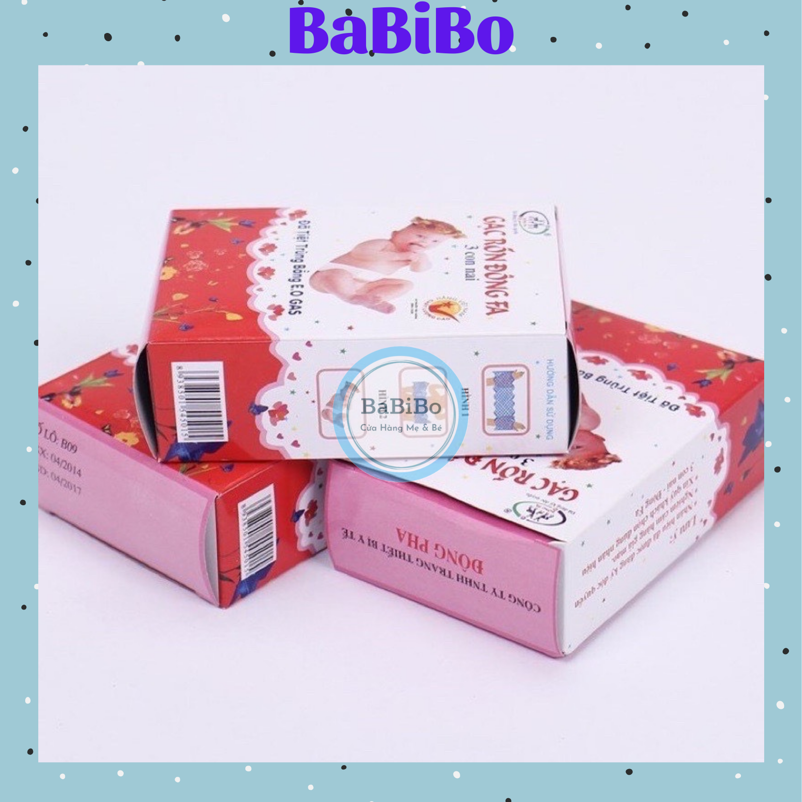 Băng rốn/gạc rốn vô trùng Đông Fa cho bé sơ sinh