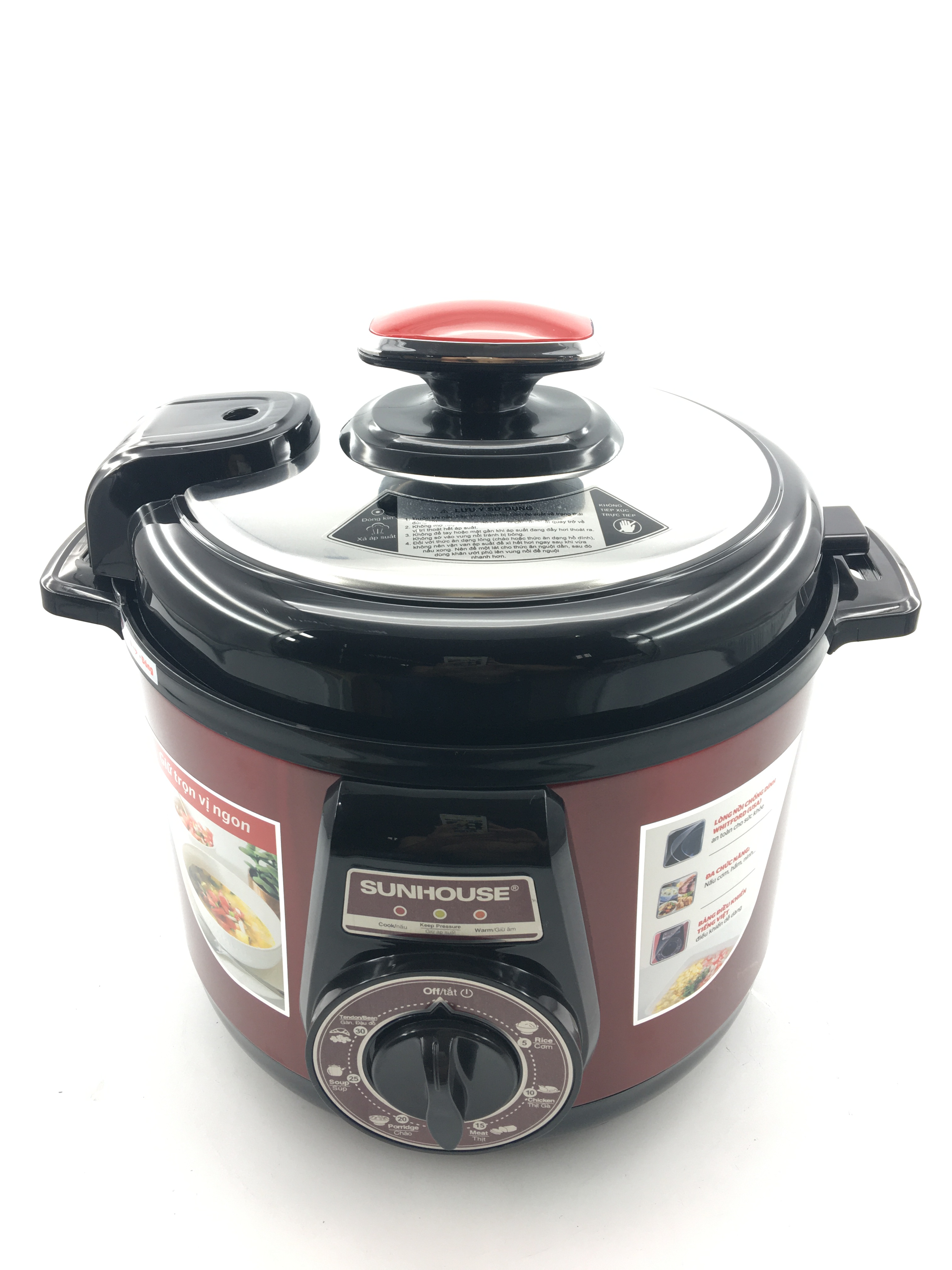 Nồi áp suất điện đa năng 5 lít sunhouse shd1552
