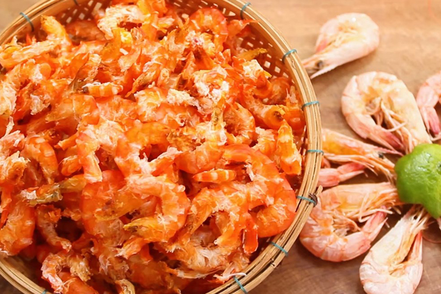 Tôm bạc đất khô cà mau size lớn hàng loại 1 màu tự nhiên đóng gói 250gr -500gr -1kg