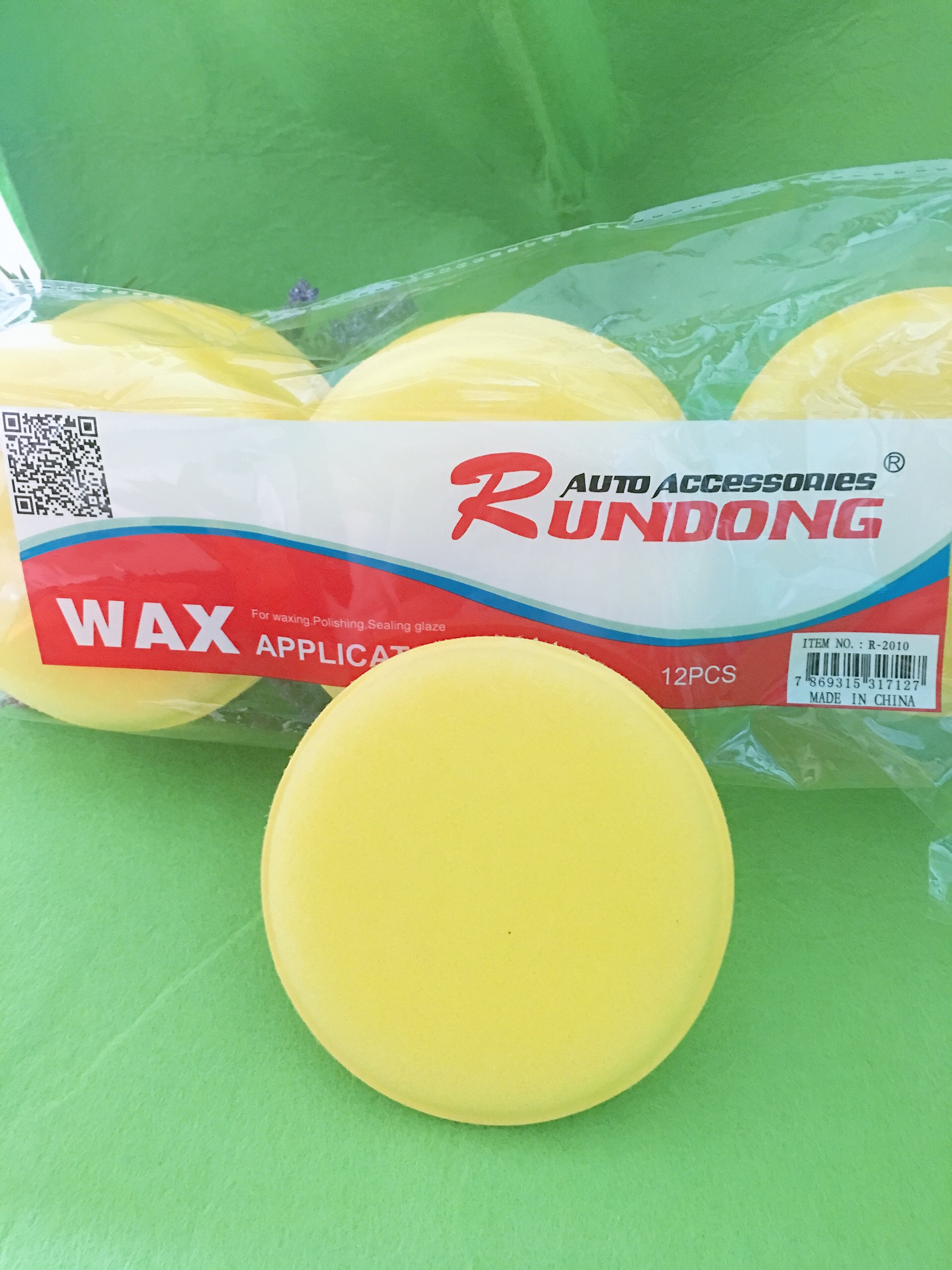 3 miếng mút thoa wax, đánh bóng sơn, thoa chất dưỡng - foam wax applicator