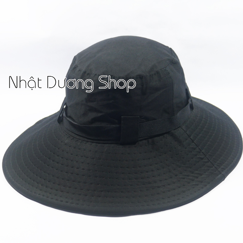 [HCM]Nón tai bèo nón bo nam nón lính mùa hè xanh vành rộng chống nắng tốt - 5