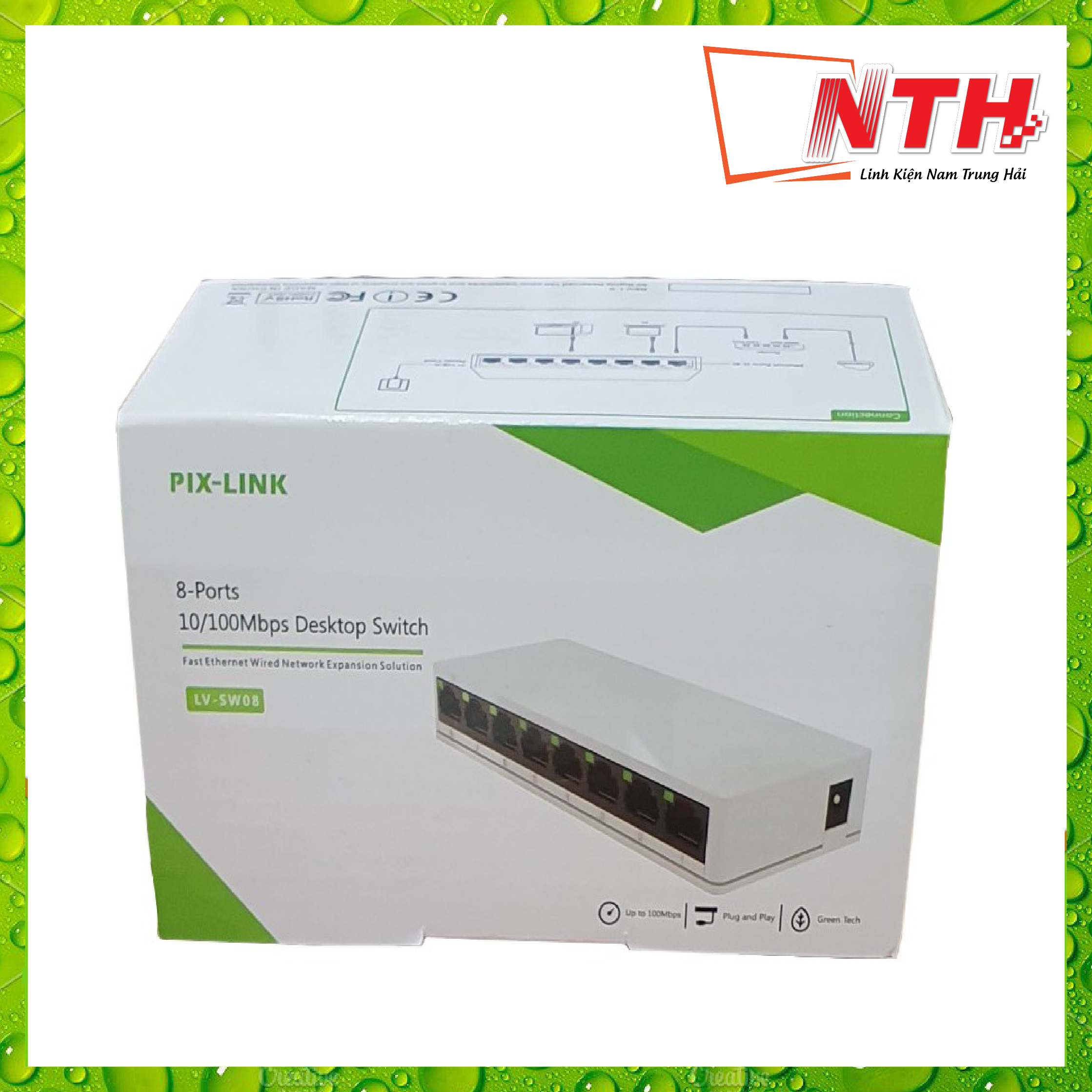 Switch pix-link lv-sw08 8-port