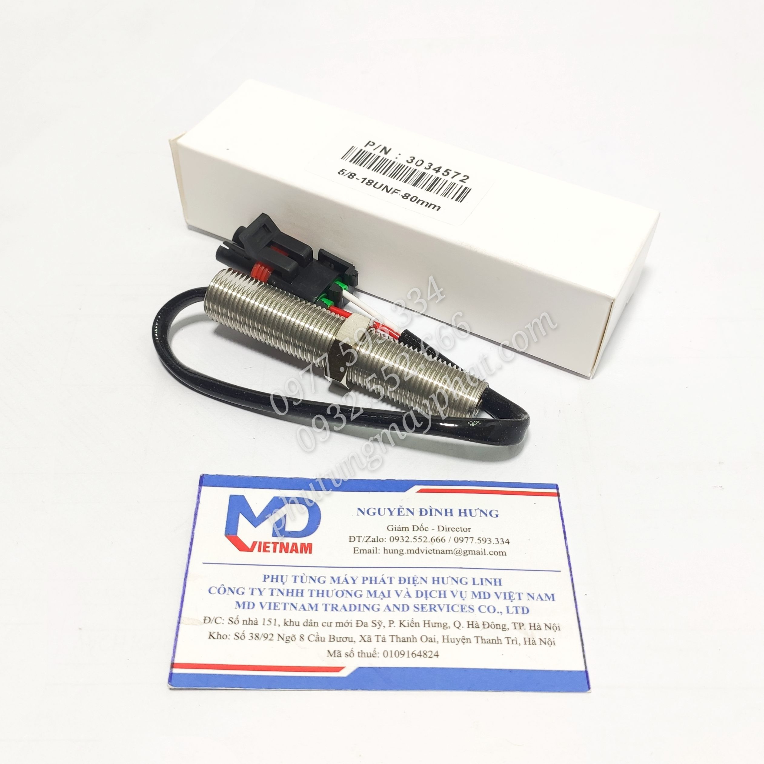 Cảm biến tốc độ 3034572 5/8-18unf- 80mm