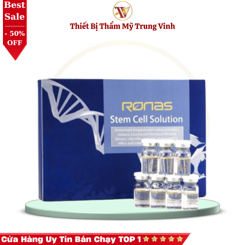 Tế bào gốc ronas stem cell solution hộp 10 chai ronas