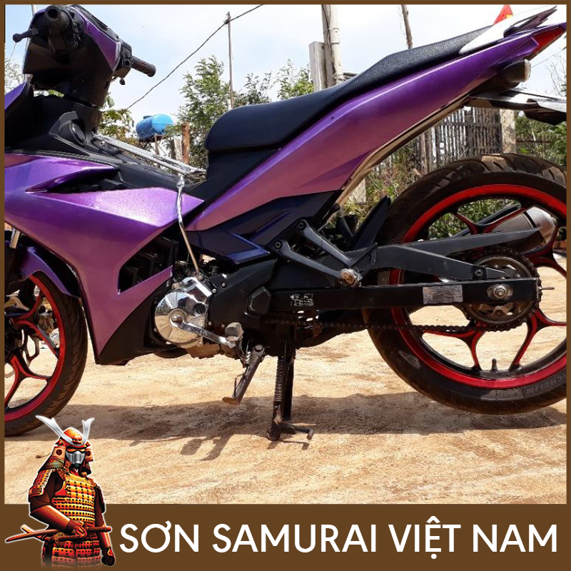 Sơn samurai tím đậm - Combo màu tím 1142 sơn xịt samurai